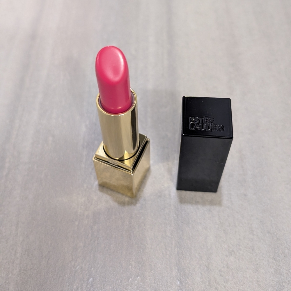 Estee Lauder Bright Rose Pink Lipstick New